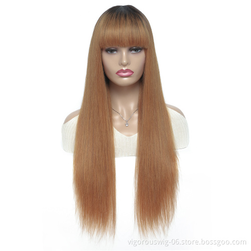 Vigorous wholesale vendors cheap women double drawn straight perruque mink 100% real brazilian human hair wigs